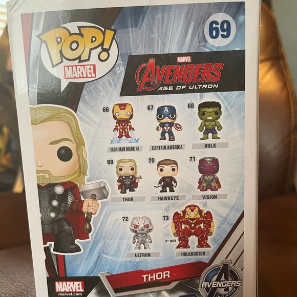 Funko POP! Marvel: Avengers Age of Ultron: Thor #69 - Picture 2 of 2